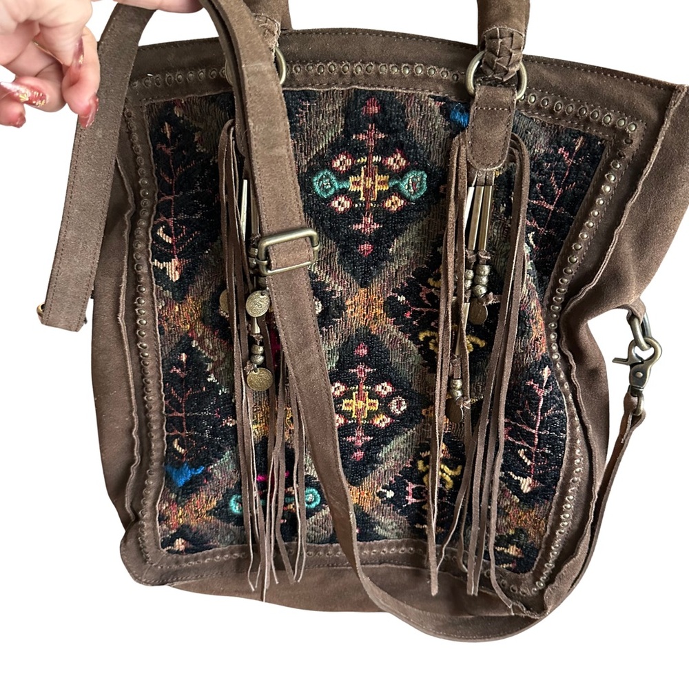 Free People Paradise Valley Patchwork Tote - Picture 5 of 16